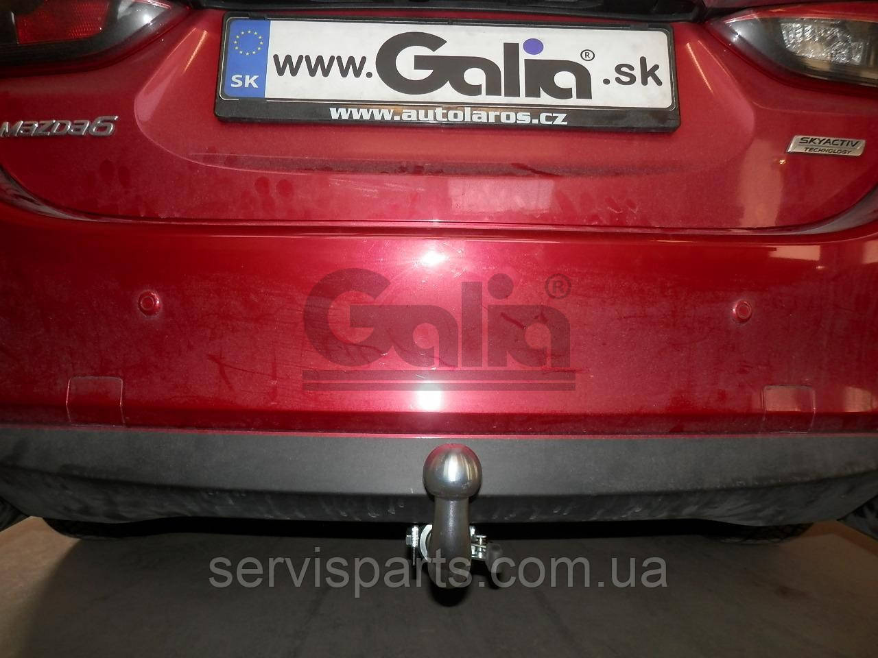 Оцинкованный фаркоп на Mazda 6 GJ GH 2013- (седан и универсал) - фото 3 - id-p1613381329