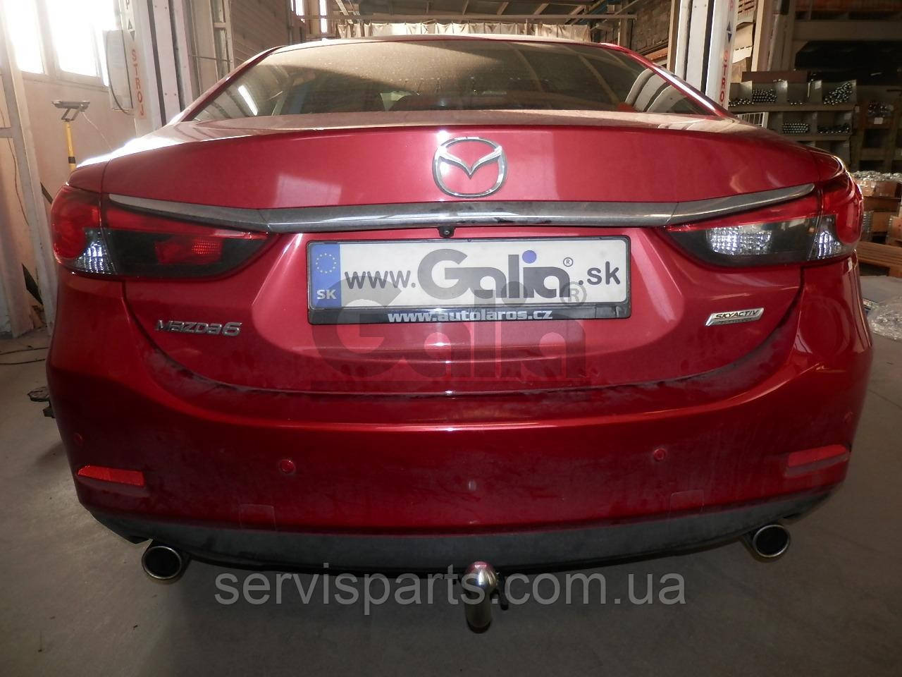 Оцинкованный фаркоп на Mazda 6 GJ GH 2013- (седан и универсал) - фото 4 - id-p1613381329