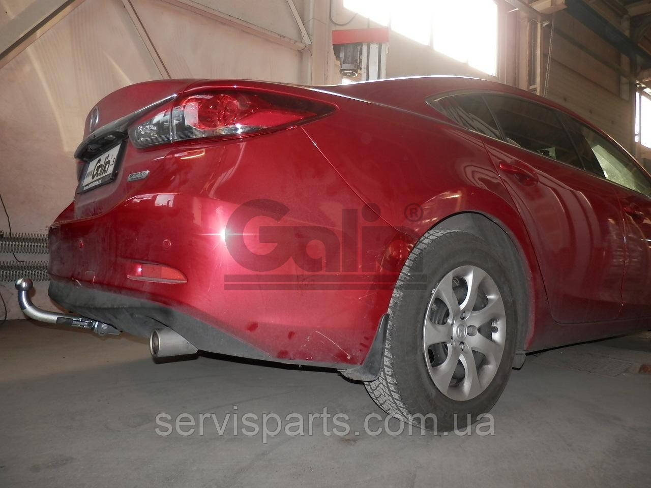 Оцинкованный фаркоп на Mazda 6 GJ GH 2013- (седан и универсал) - фото 6 - id-p1613381329