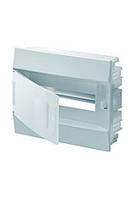 Щит вбудований Mistral41F, 12 модулів, білі двері, з кол. колодкою, 320х250х108