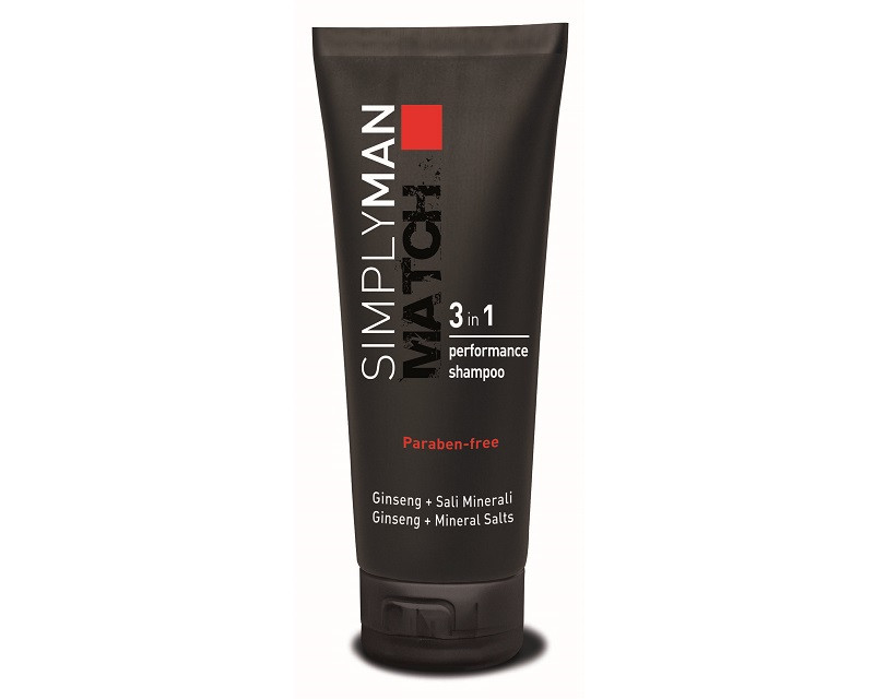 Зволожуючий чоловічий шампунь Nouvelle Perfomance Shampoo Man 3 in 1 200 мл.