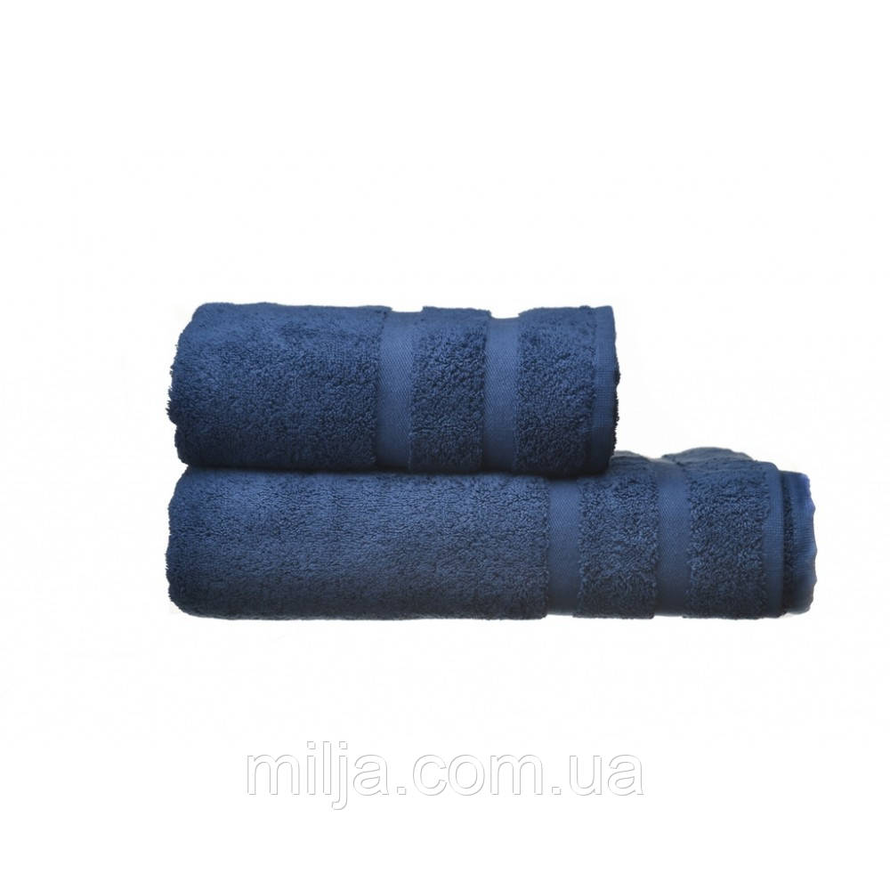 Полотенце махровое Homely Sapphire SoundSleep темно-синее 50х100 см 500 г/м2