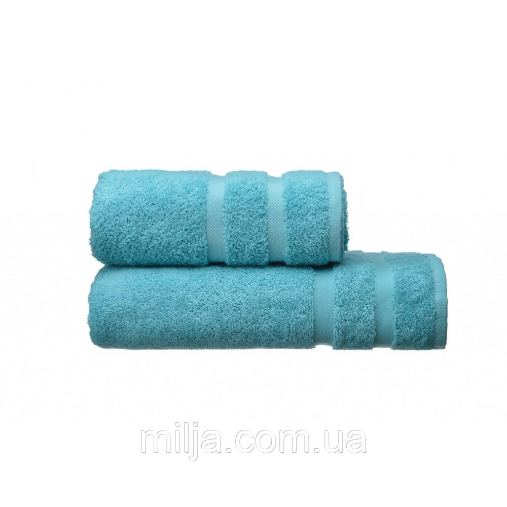 Полотенце махровое Homely Aguarelle SoundSleep бирюзовое 70х140 см 500 г/м2