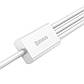 USB кабель 3в1 Combo Micro USB/Lightning/Type-C BASEUS Superior Series Fast Charging (1.5m, 3.5A). White, фото 4