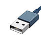 USB кабель 3в1 Combo Micro USB/Lightning/Type-C BASEUS Superior Series Fast Charging (1.5m, 3.5A). Blue, фото 5