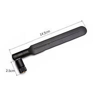 2шт WiFi GSM 4G 3G LTE антени 8dBi 700-2700 Мгц RP SMA Male, для роутерів, модемів, репіторів і т.п., фото 4