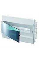 Щит вбудований Mistral41F, 18 модулів, прозорі двері, з кол. колодкою, 430х250х108