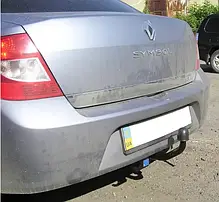 Фаркоп Renault Symbol седан 1999-2014 (Thalia) без підрізу бампера, фото 5