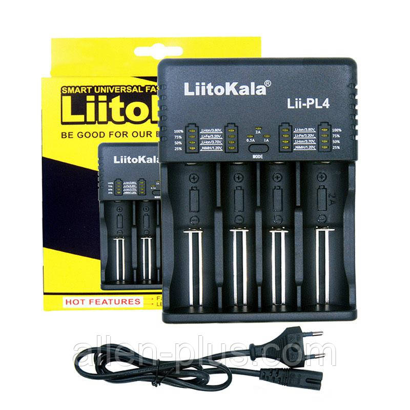 Зарядний пристрій універсальний LiitoKala Lii-PL4 220 V (4 канали) (Ni-MH/Ni-CD/Li-ion/LiFe)