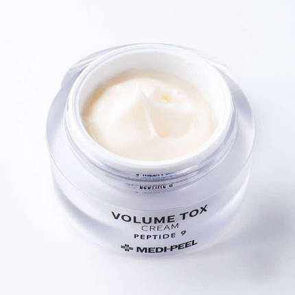 Омолоджувальний крем для обличчя з пептидами Medi-Peel Volume Tox Cream Peptide 9 50 мл, фото 4