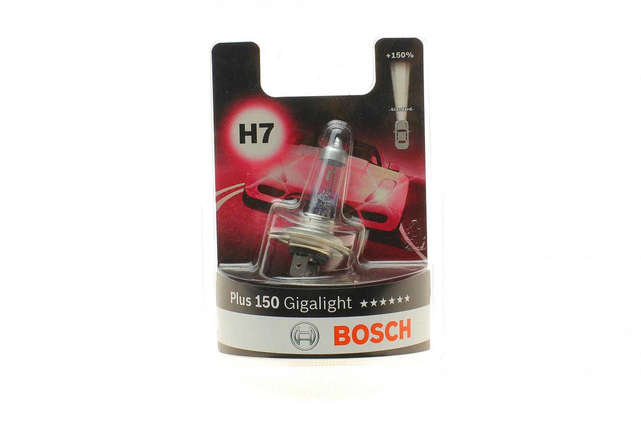 Галогенова лампа H7 Bosch Gigalight +150% 12v/55w, фото 1