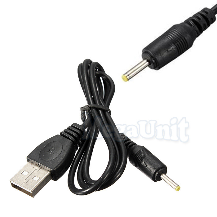 USB кабель для зарядки планшетів 2,5 мм