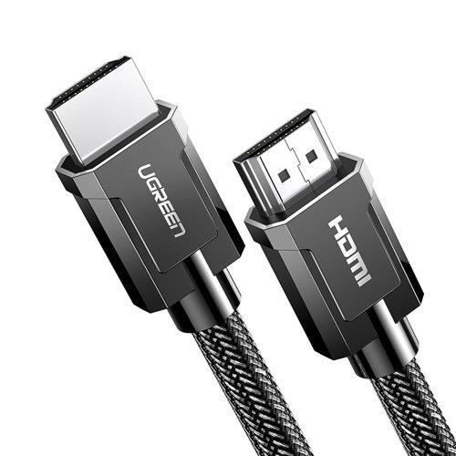 Кабель відео UGREEN 4K HDMI 2.0 надшвидкісний 60 Гц 18 Гбіт/с 3D 1 м Black (HD136)