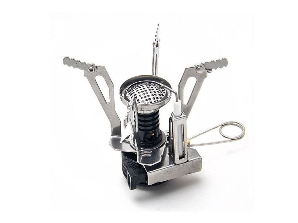 Пальник газовий туристичний складаний із п'єзопідпалювачем Tramp TRG-009