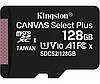 Карта пам'яті microSDXC (UHS-1) Kingston Canvas Select Plus 128Gb class 10 А1 (R-100MB/s) (SDCS2/128GBSP), фото 3