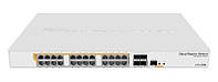 Коммутатор MikroTik CRS328-24P-4S+RM (24x1G PoE+, 4xSFP+, 450W max, L3)