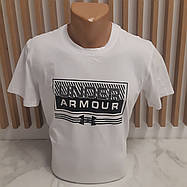 Бордовая футболка мужская брендовая"UNDER AMOUR" M L XL XXL, фото 2