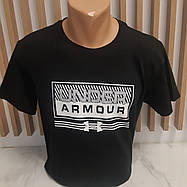 Бордовая футболка мужская брендовая"UNDER AMOUR" M L XL XXL, фото 3
