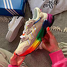 Кросівки чоловічі білі Adidas Ozweego Adiprene pride (00322), фото 8