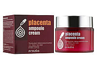 Крем для лица с плацентой Zenzia Placenta Ampoule Cream, 70ml