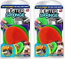 Набір універсальних силіконових щіток - губок Better Sponge, фото 3