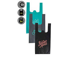 Сумка-майка, Бірюза (375),250х450х130 мм,40 г/м2. ТМ ECOBAG