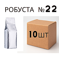 Ящик кави в зернах без бренду №22 (робуста) 1 кг (у ящику 10шт)