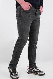 Джинси чоловічі сірі, середня посадка, розміри 28-38