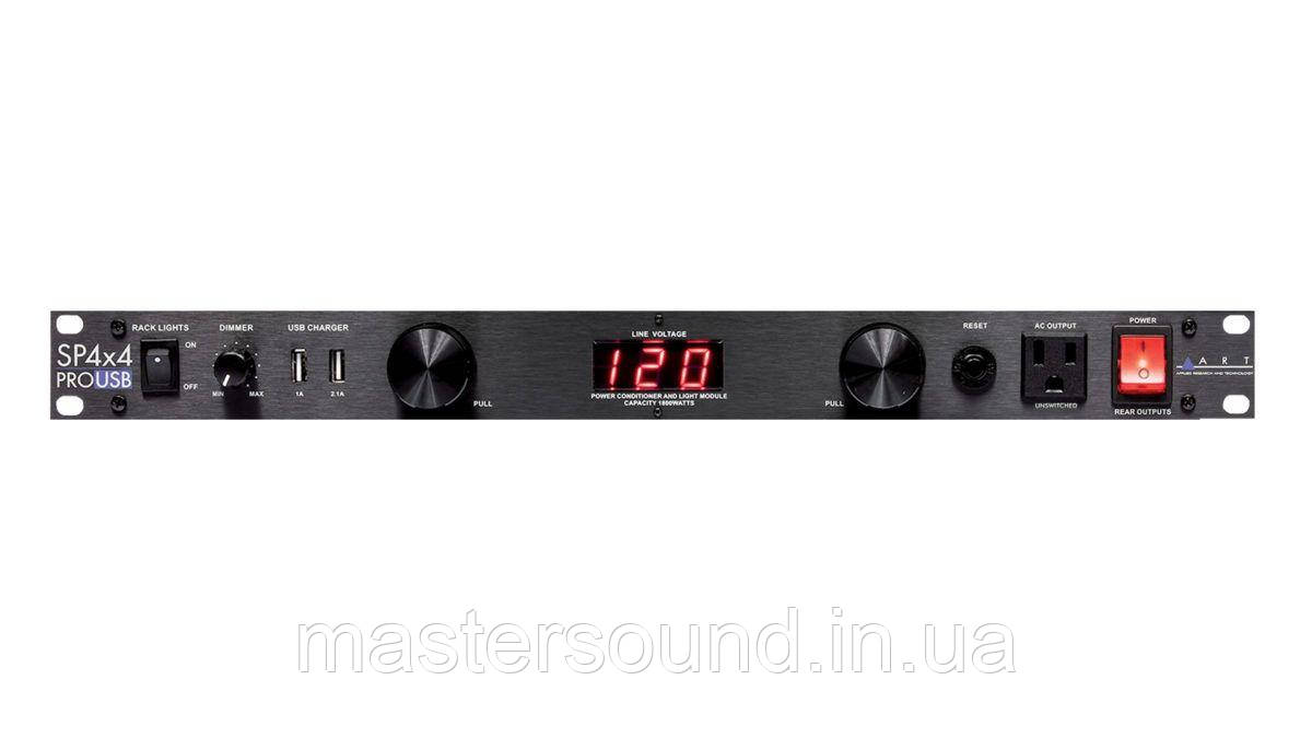 Мережевий розподільник Art SP4X4 PRO USB, фото 1