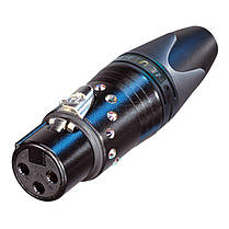 Роз'єм Neutrik NC3MXX-B-CRISTAL