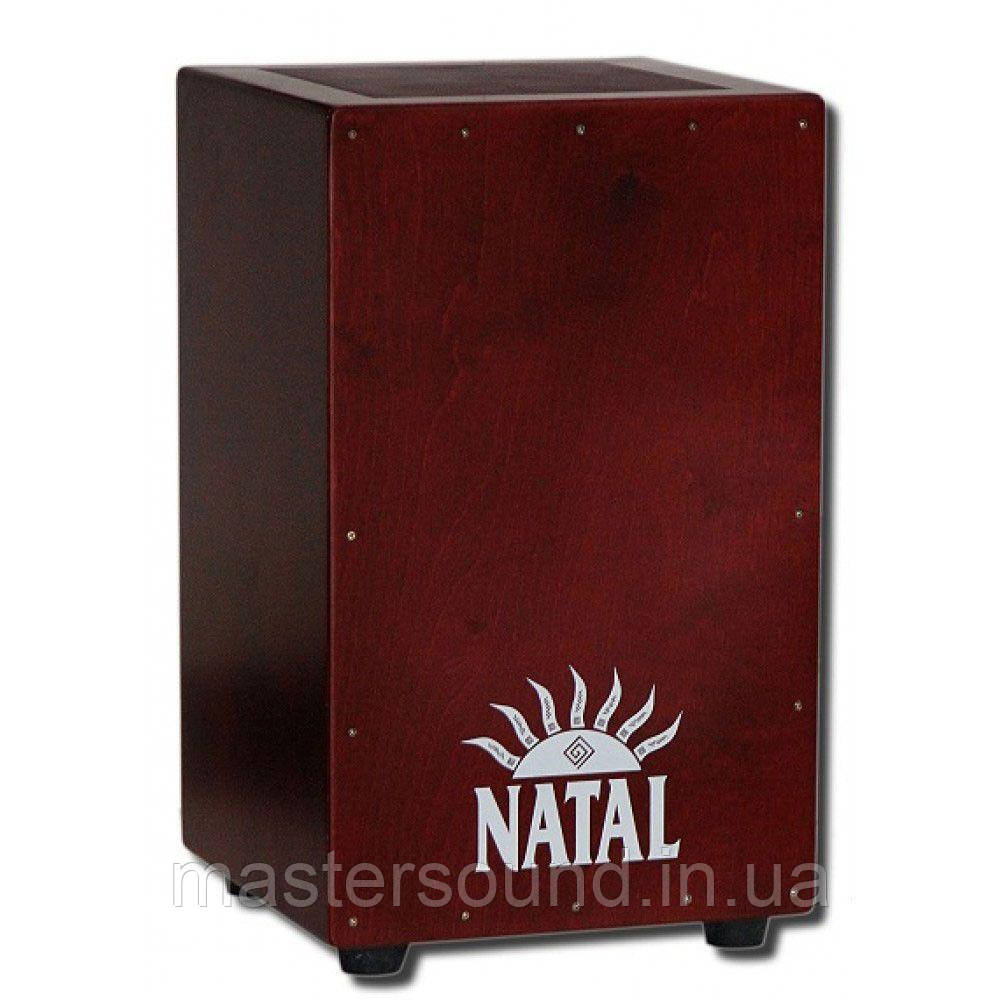 Кахон Natal DRUMS CJAN-XL-SW-RR CAJON EXTRA LARGE DARK RED WITH DARK RED PANEL