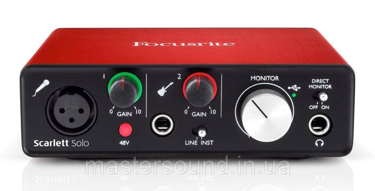 Звукова карта Focusrite SCARLETT SOLO NEW