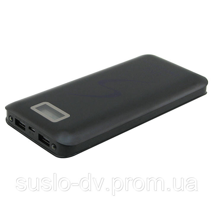 Портативная мобильная зарядка Power Bank 30000/9600mAh UKC. Цвет: черный