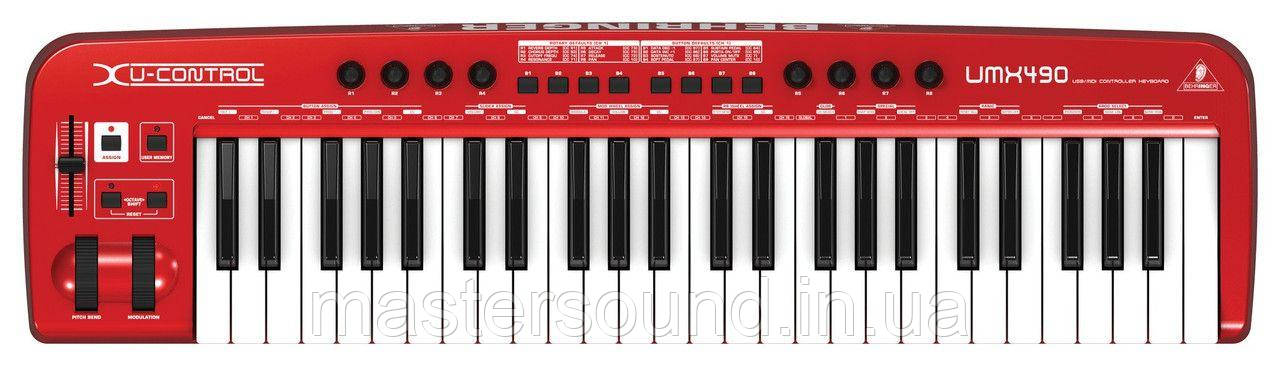 MIDI клавиатура Behringer UMX490 U-CONTROL - фото 1 - id-p1197105888