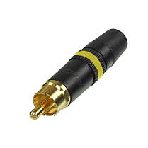 Роз'єм RCA Neutrik Rean NYS 373-4 (жовтий)
