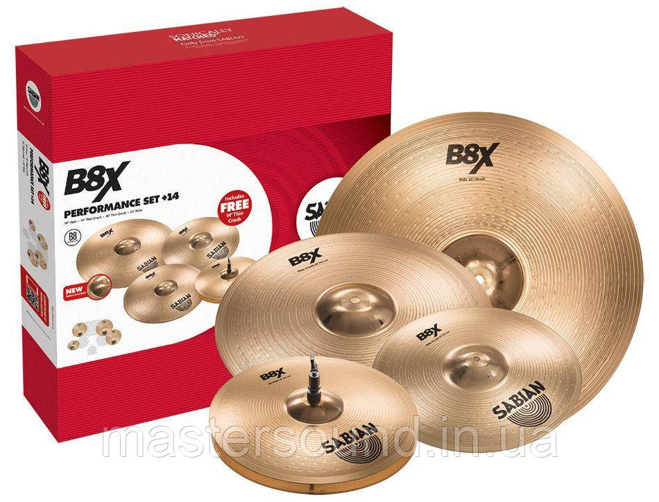 Комплект тарілок Sabian 45003X-14 B8X PROMOTIONAL PERFORMANCE SET