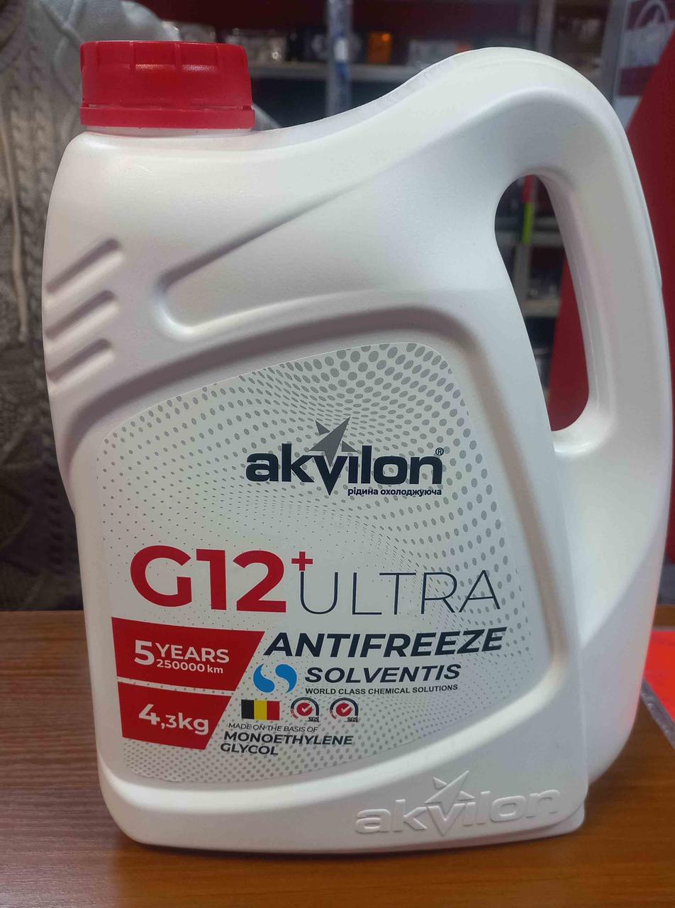 Антифриз G12 AKVILON -40 °C 4.3KG готовий до застосування