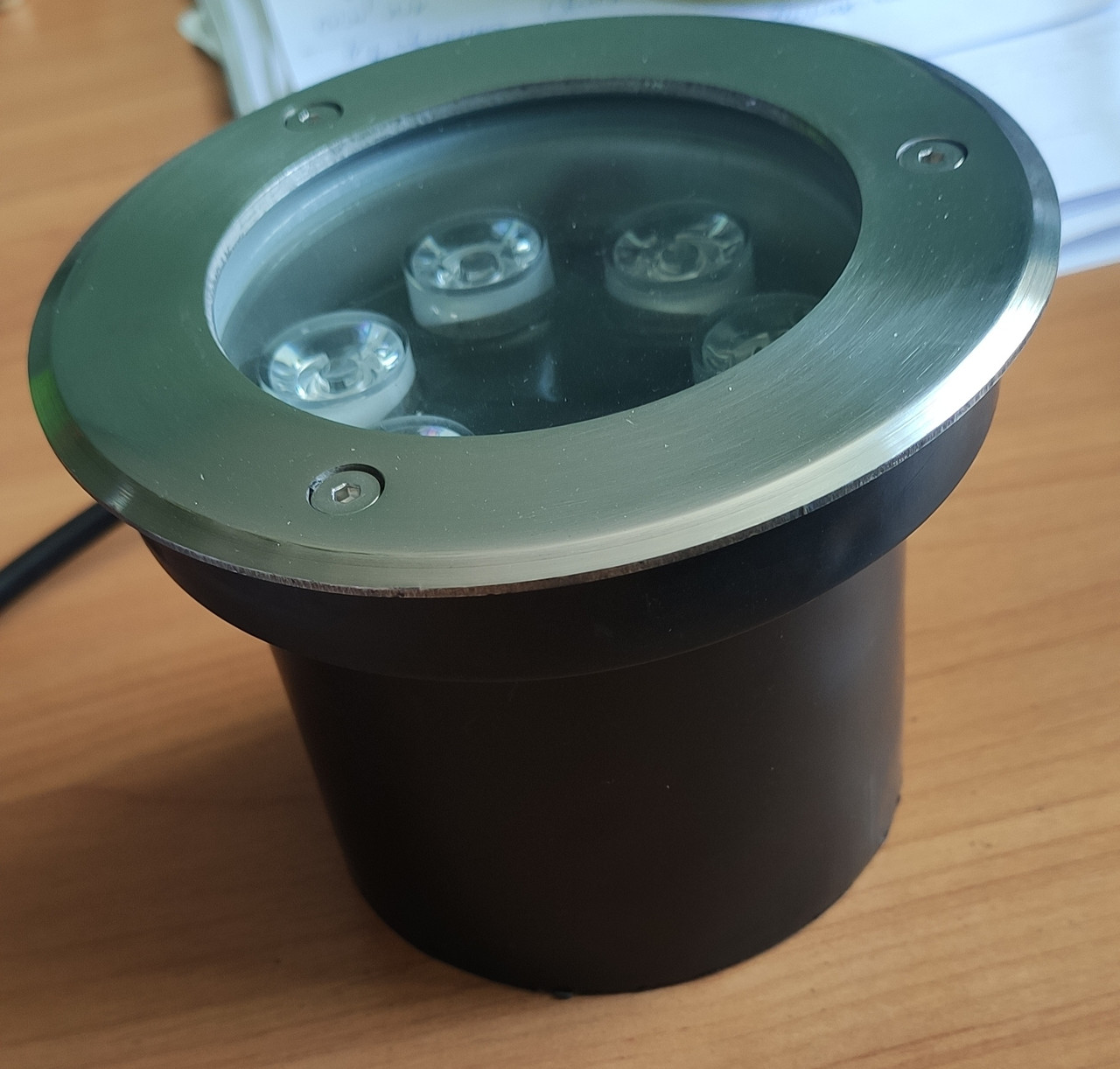 Підводний вбудований професійний світильник 6*1W RGB ip68 Ecolend