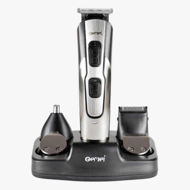 Набір для стриження волосся й бороди Gemei Gm-592 10 в 1