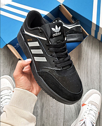 Кросівки чоловічі Adidas Drop Step Black Взуття Адідас Дроп Степ Лоу чорно-білі