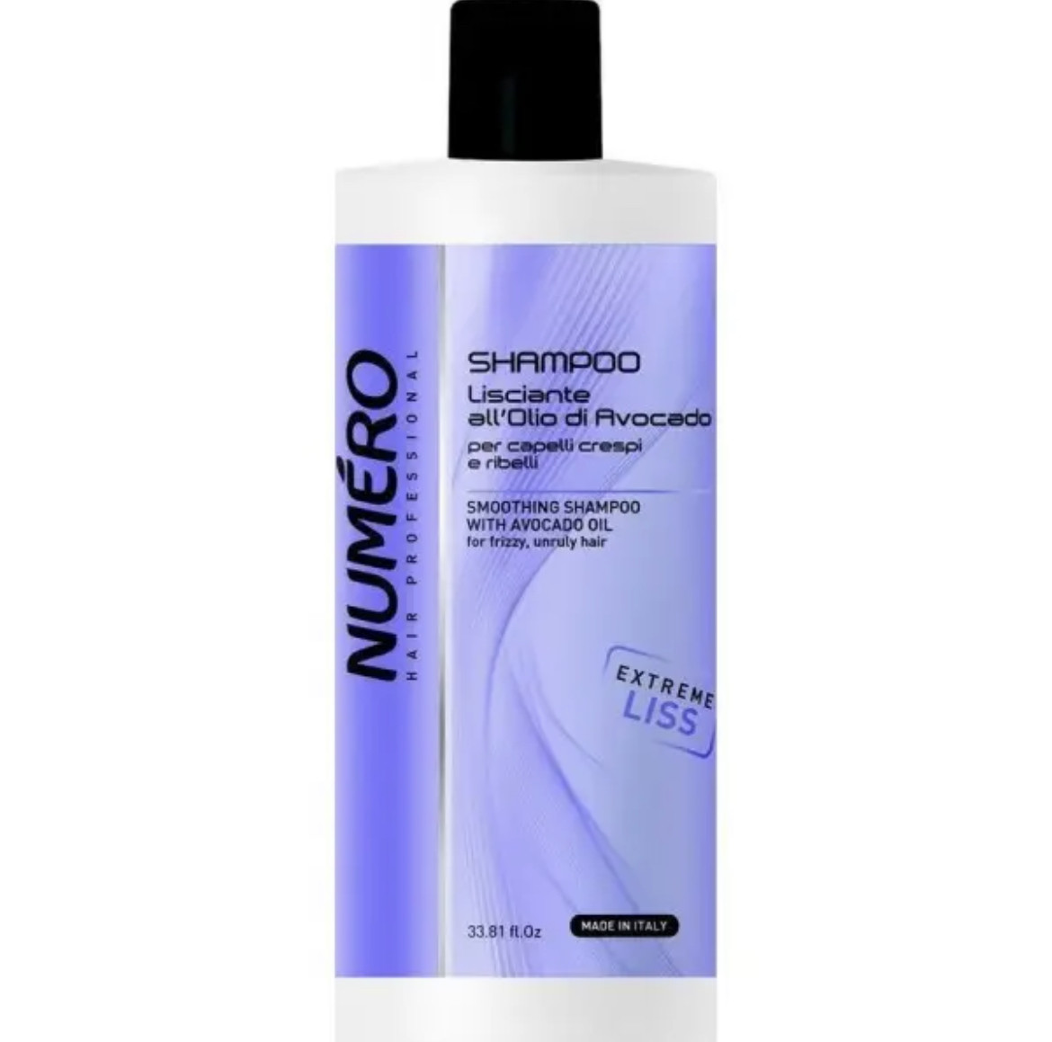 Розгладжуючий шампунь Brelil Professional Numero Smoothing Shampoo з маслом авокадо, 1 л, фото 1