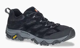 Кросівки чоловічі туристичні зручні трекінгові Merrell moab 3 чорні, фото 4