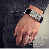 Срібний православний браслет, фото 2