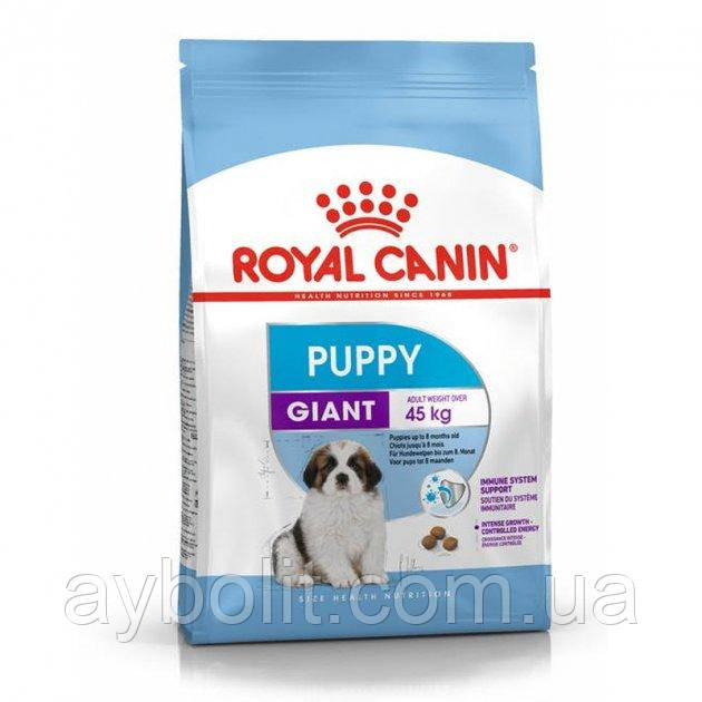 Сухой корм для собак Royal Canin GIANT PUPPY для щенков гигантских пород от 2 до 8 месяцев 1 кг