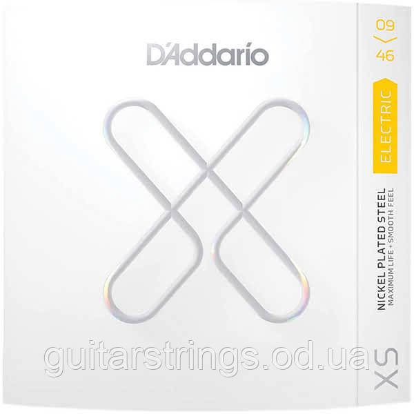 Струны D'Addario XSE0946 XS Coated Nickel Plated Super Light Top Regular Bottom 9-46 - фото 1 - id-p1613523748