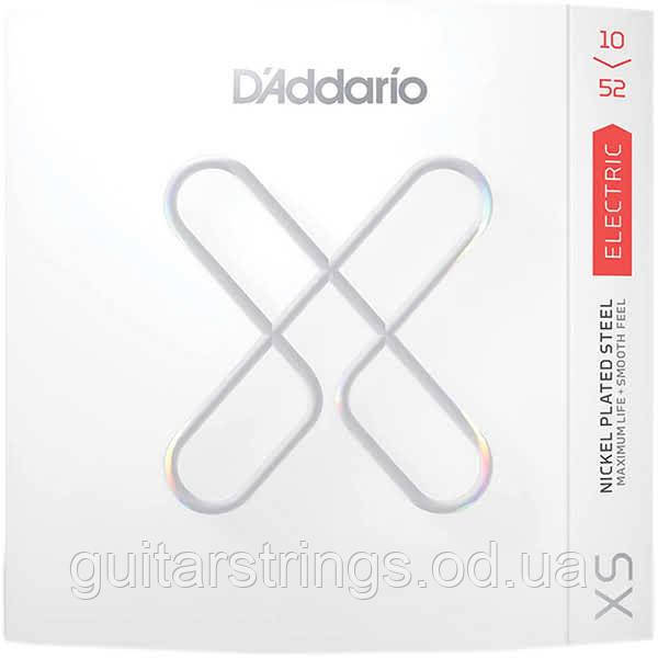 Струны D'Addario XSE1052 XS Coated Nickel Plated Light Top Heavy Bottom 10-52, фото 1
