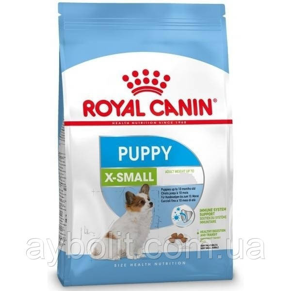 Сухой корм для собак Royal Canin X-SMALL PUPPY для щенков миниатюрных пород до 10 месяцев 0.5кг