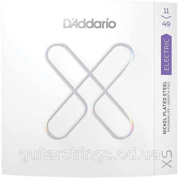 Струны D'Addario XSE1149 XS Coated Nickel Plated Medium 11-49