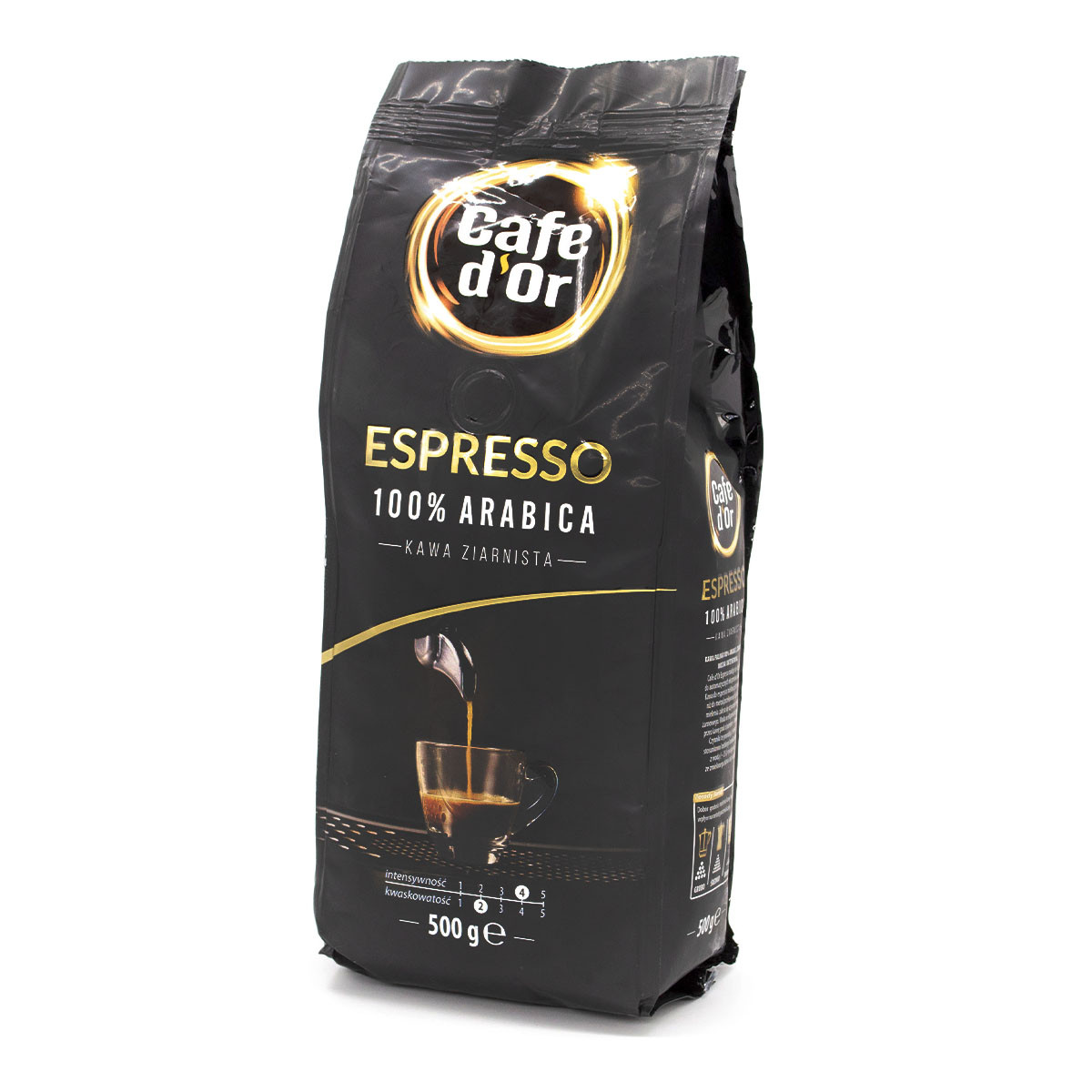 Кава в зернах Cafe d'Or Espresso 100% арабіка 500 грамів
