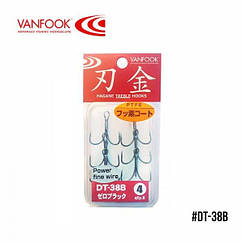 Гачки Vanfook потрійні DT-38B Zero Black (#10 (7шт))